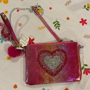Bari Lynn NWT Iridescent CrossbodyWristlet